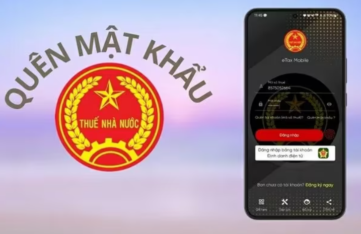 Cách lấy lại mật khẩu Etax Mobile tại nhà cực đơn giản
