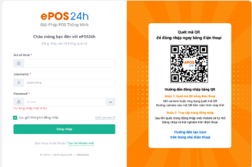 ePOS24h: Giải pháp quản lý bán hàng thông minh và Phát hành hóa đơn điện tử nhanh gọn