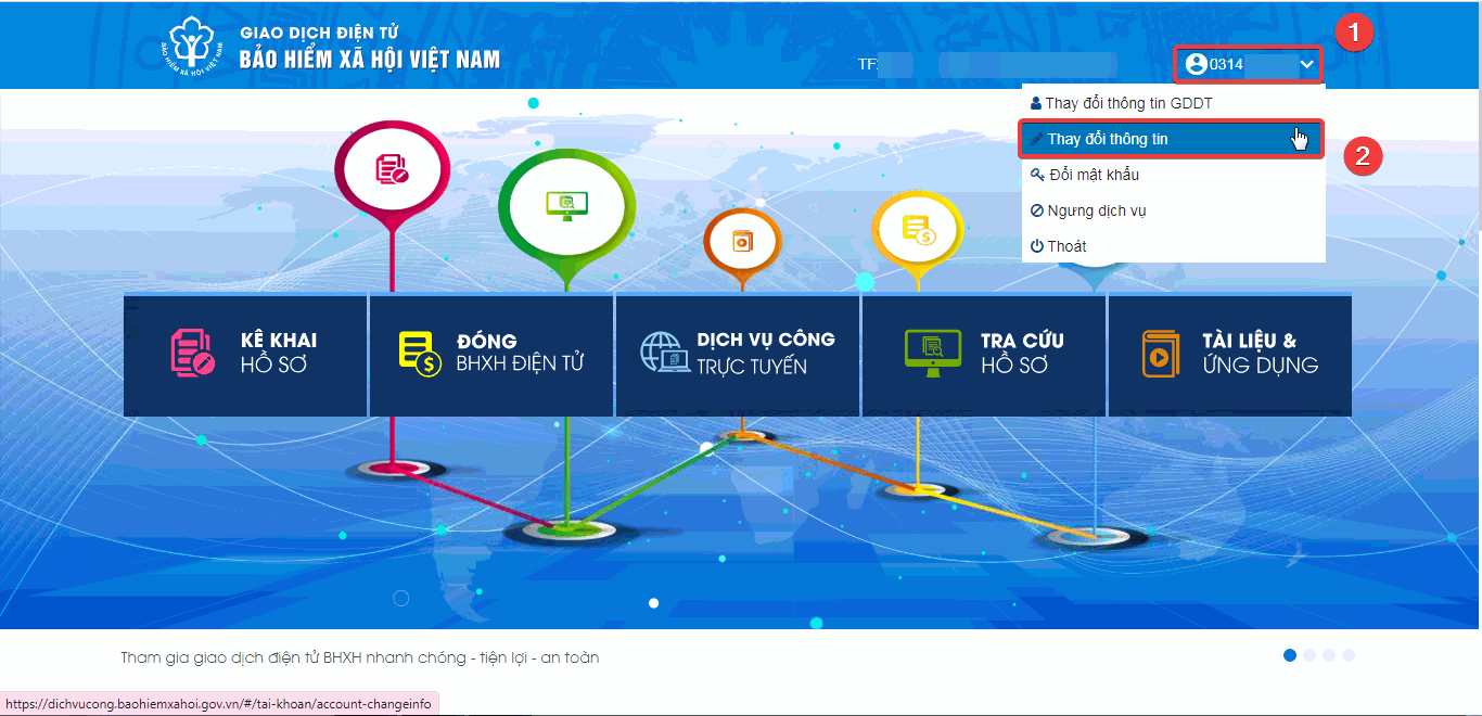 Hướng dẫn cập nhật chứng thư số trên Cổng thông tin điện tử (BHXH Việt Nam)